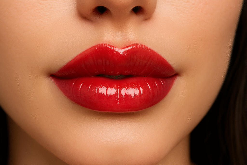 Labios jugosos con el tratamiento Cherry Lips de En Gold Stetic RD.